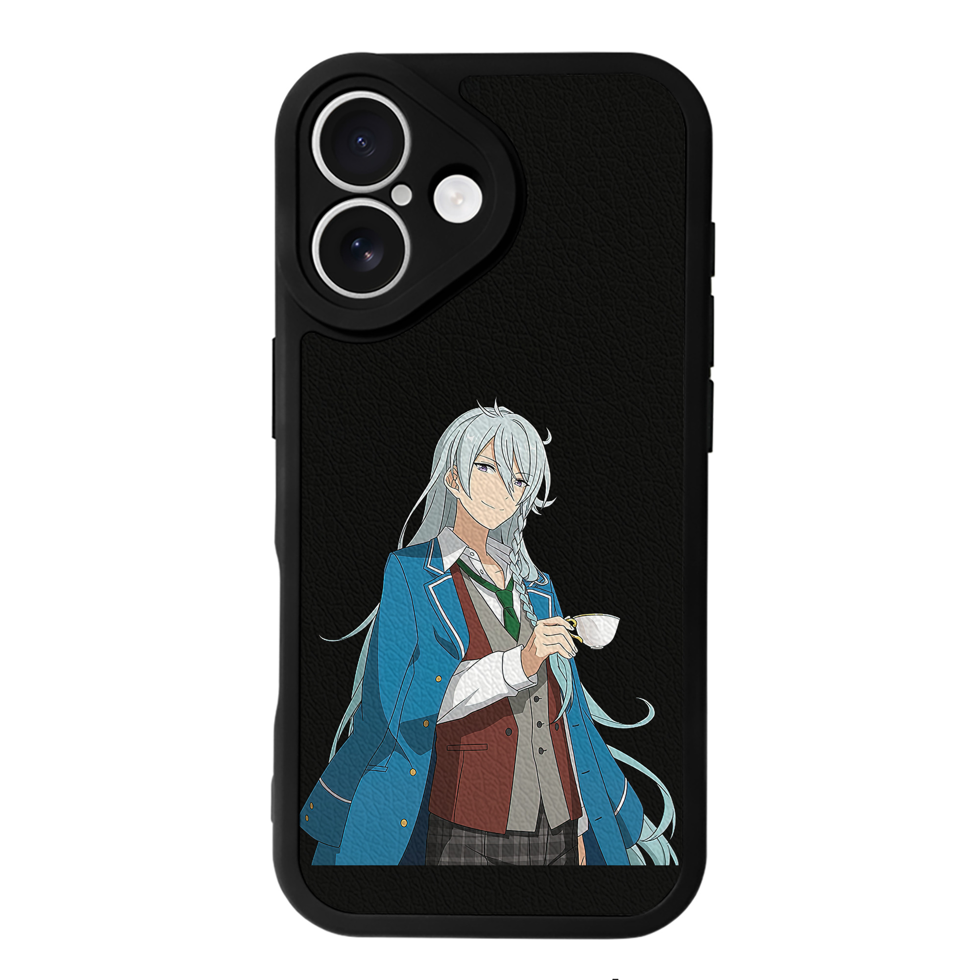 （画像用） あんさんぶるスターズ! Ensemble Stars 【iPhone 16シリーズ対応】シリコンスマホケース（レザー調） 材質：シリコン